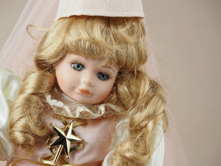 Vintage porcelain doll