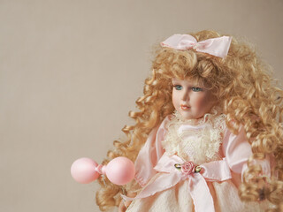 Vintage porcelain doll