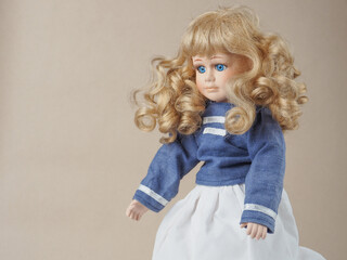 Vintage porcelain doll