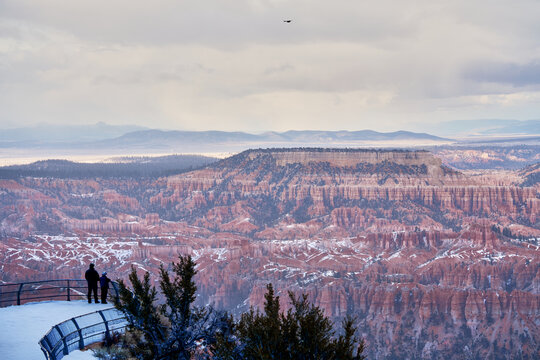 Father and son in Bryce canyon