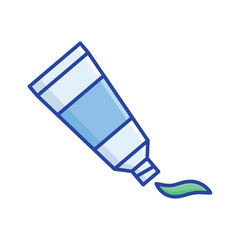 tooth paste icon vector design template in white background