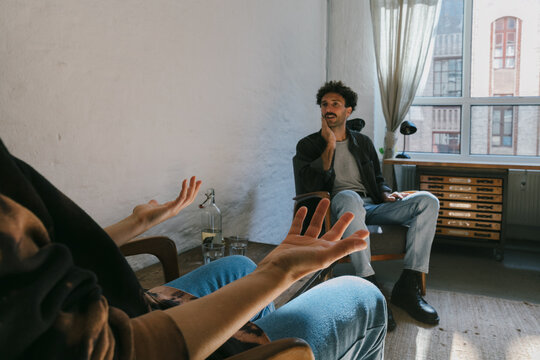 Shock and Dispair During Psychotherapy Session