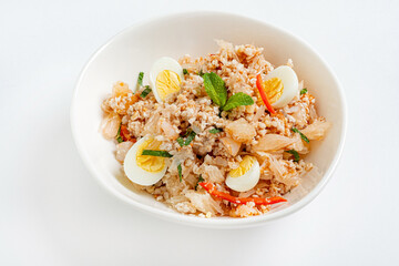 quinoa salad with boiled egg