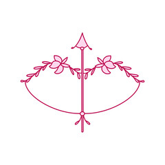 Elegant Pink Arrow