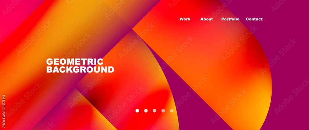 Aufkleber minimal geometric abstract background. circle and line design. trendy techno business template for w
