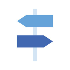 Navigation direction vector icon symbol design
