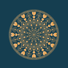 Luxury Mandala Design for Backgound and Book Cover