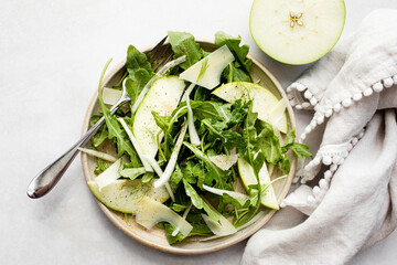 apple, fennel, parmesan salad