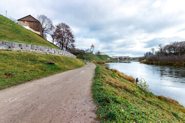 Borisoglebskaya Church, Kolozhskaya Church, Kolozha, is one of the oldest preserved churches of Ancient Russia, a unique monument of Black Russian architecture, Grodno, Belarus.