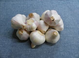 yellow lemon on linen cloth