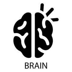 brainstorming neuroscience icon vector illustration