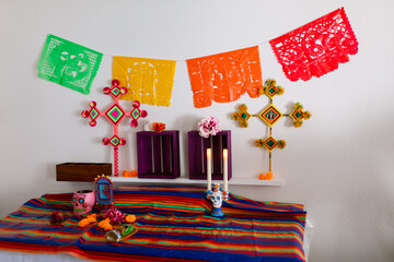 Altar for the Mexican day of the dead