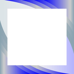 Blue curve on white paper background with space for text background design , overlap layer concept.eps