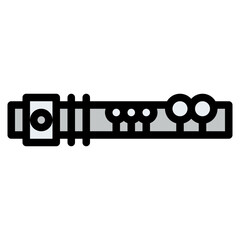 flute instrument musical music icon © iconixar