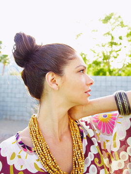 Beauty portrait of beautiful woman