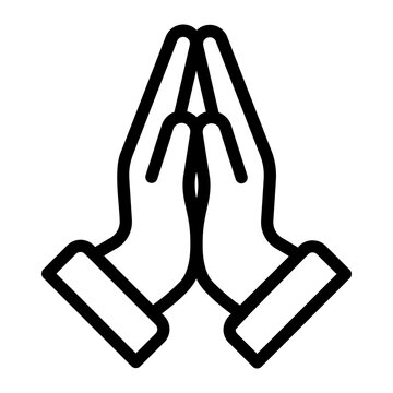 pray line icon