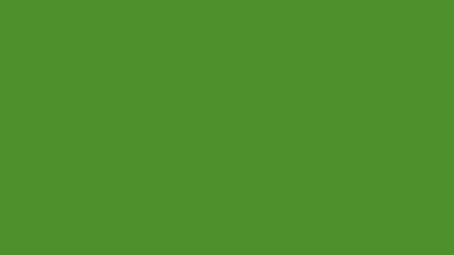 Smoke flash animation on a chromakey background