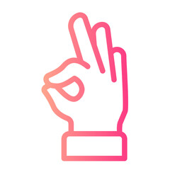ok gradient icon
