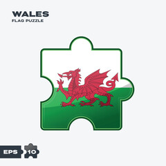 Wales Flag Puzzle