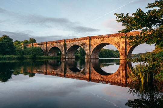 Sunrise on the Lune Aqueduct