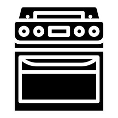 oven baking kitchen bakery icon