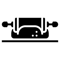 rolling pin dough flour thresh icon