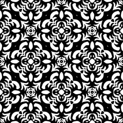 black and white background, seamless pattern
