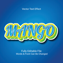 Mango text effect design nice design sale for business design creative 