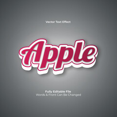 Apple text effect design business text effect design
