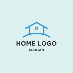 Home logo template vector illustration design