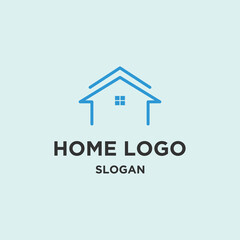Home logo template vector illustration design