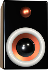 Speaker 3d icon illustration.