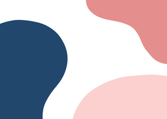 hand draw modern abstract shape background