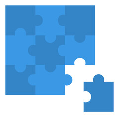jigsaw puzzle childhood toy icon