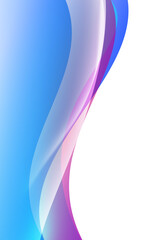 Abstract vertical background shapes in colorful gradients. Modern trendy colorful design backdrop