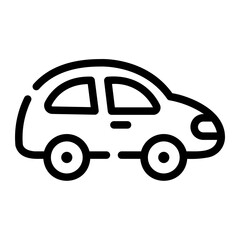 Fototapeta premium car line icon