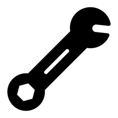 wrench glyph icon