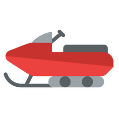 snowmobile vehicle transport winter icon
