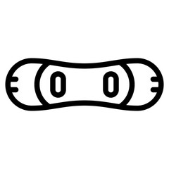 snowboard sport winter adventure icon