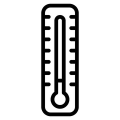 thermometer weather winter season icon