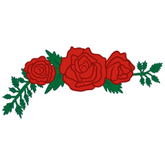 Red Rose Decoration
