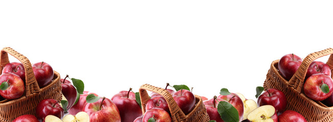 Red apple fruit isolated