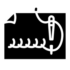 cutwork stitch sewing needle icon
