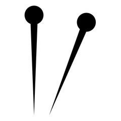 pin sewing tailoring handcraft icon