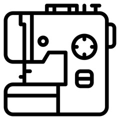 sewing machine sewing tailoring cloth icon