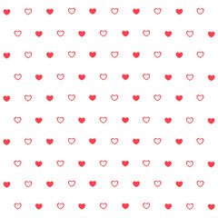 Heart Shape Pattern for Valentine's Day Decoration