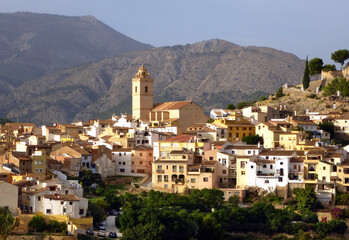 Obraz premium Polop. Pueblos de Alicante. España