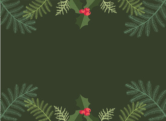 Christmas and new year background. bright winter holiday composition. greeting card, banner, poster.
