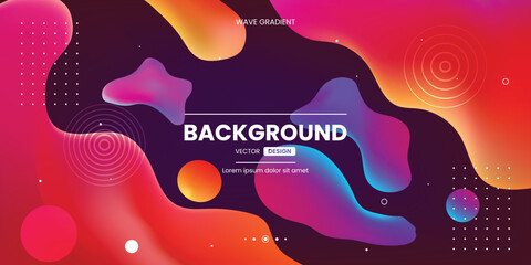 Trendy summer 3D flow shapes gradient background, colorful abstract fluid 3d tubes. Futuristic design wallpaper for banner, poster, cover, flyer, presentation, advertising, landing page. Black friday