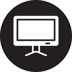 television glyph icon